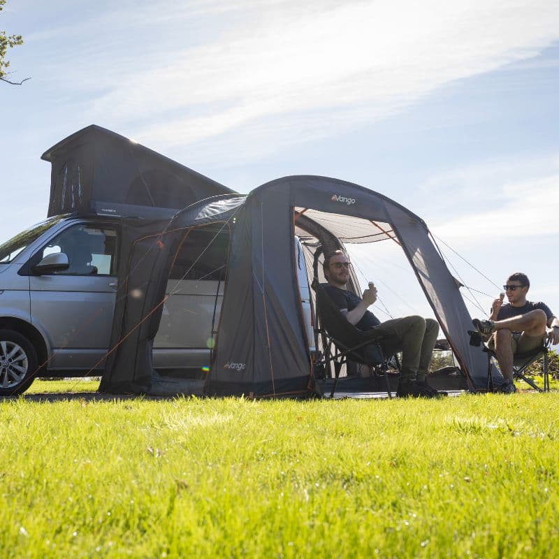 Low height drive away awnings