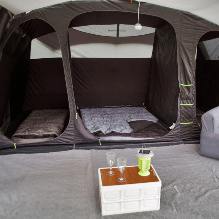 Outdoor Revolution Airedale 9.0SEL Air Tent with Footprint & Side Annexe