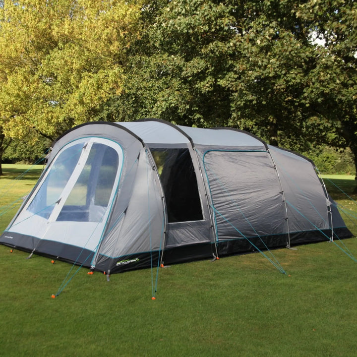 Side view of the Outdoor Revolution Camp Star 500XL DT tent, highlighting its large side door.