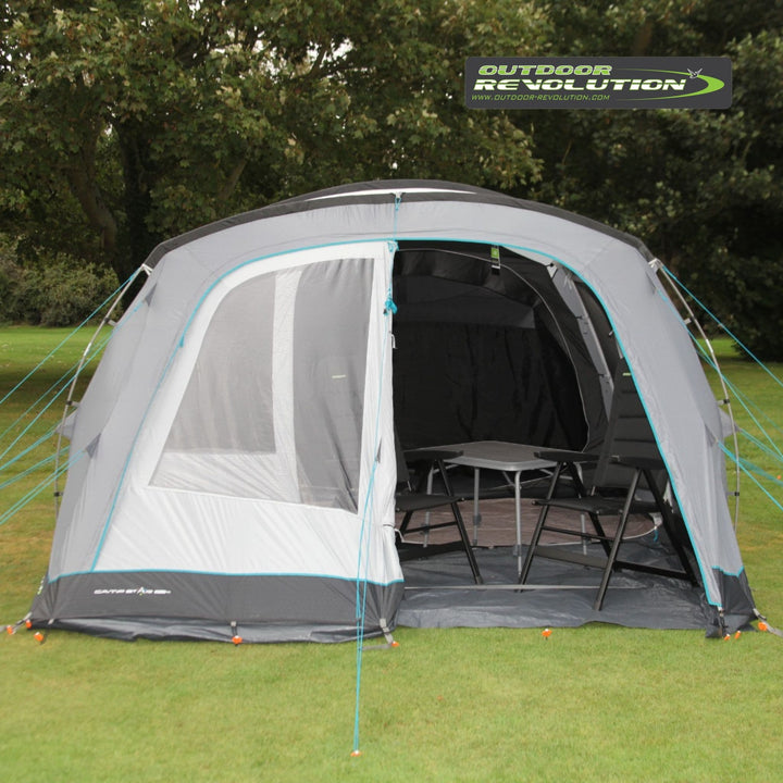 Outdoor Revolution Camp Star 500XL DT Poled Tent Front Door Half Open