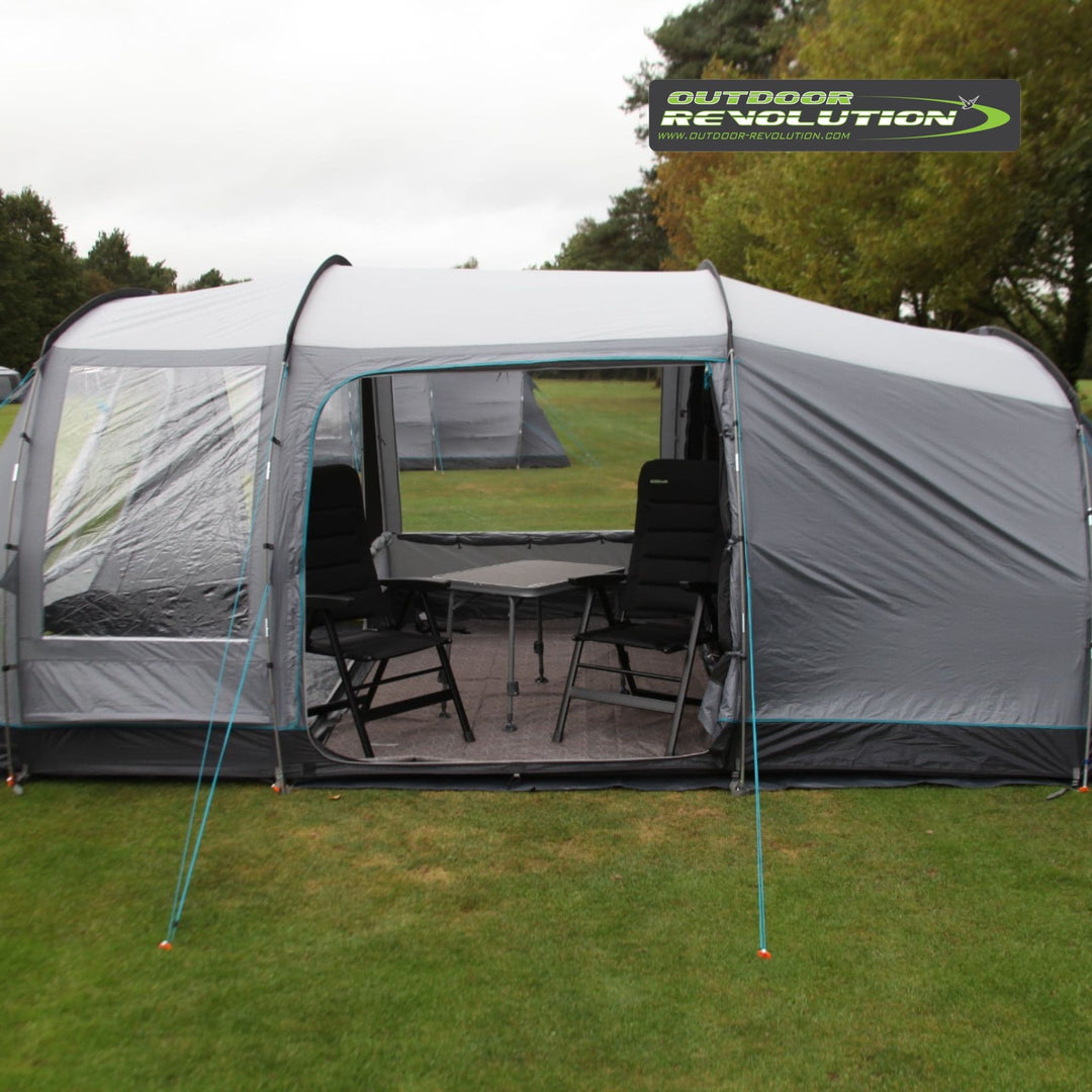 Outdoor Revolution Camp Star 500XL DT Poled Tent Side Door Open