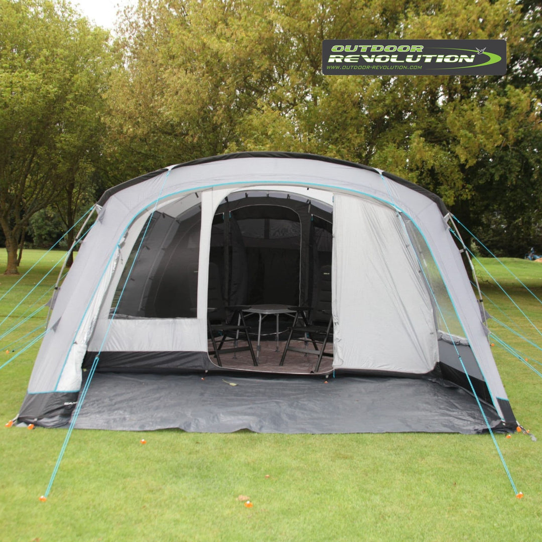 Outdoor Revolution Camp Star 600 DT Poled Tent Front Door Open