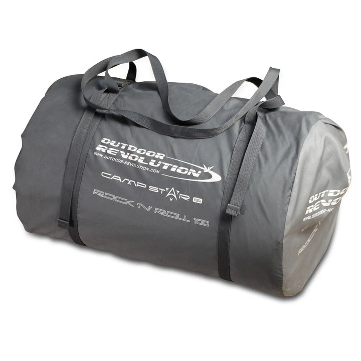 Outdoor Revolution Camp Star Rock 'n' Roll 100mm Self Inflating Mat in its bag.