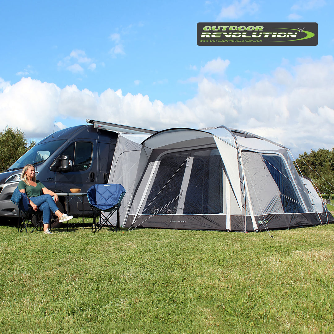 Outdoor Revolution Cayman FG Poled Low Drive Away Awning ORDA1000
