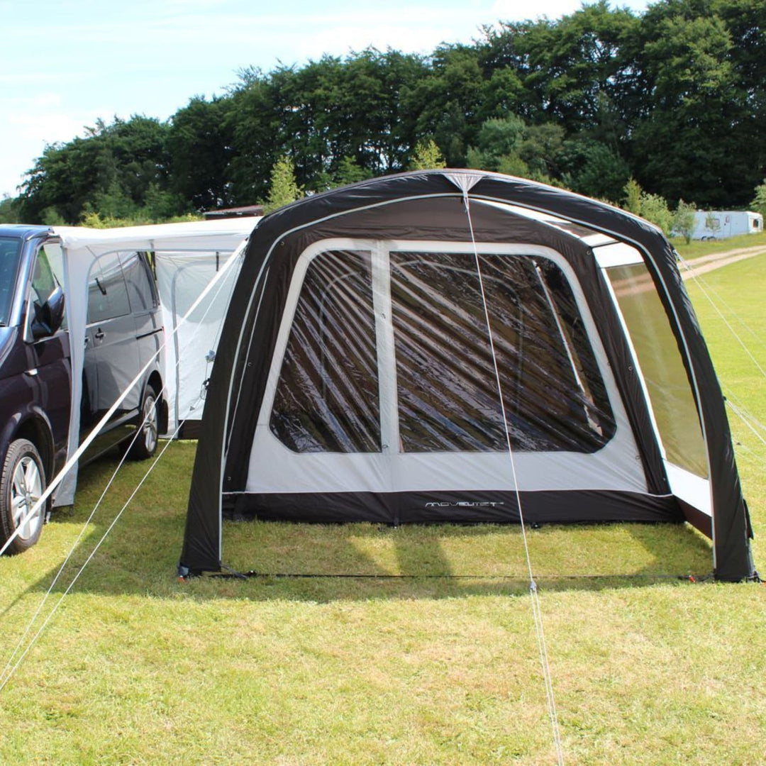 Outdoor Revolution Movelite T4E Air Low Awning front view.