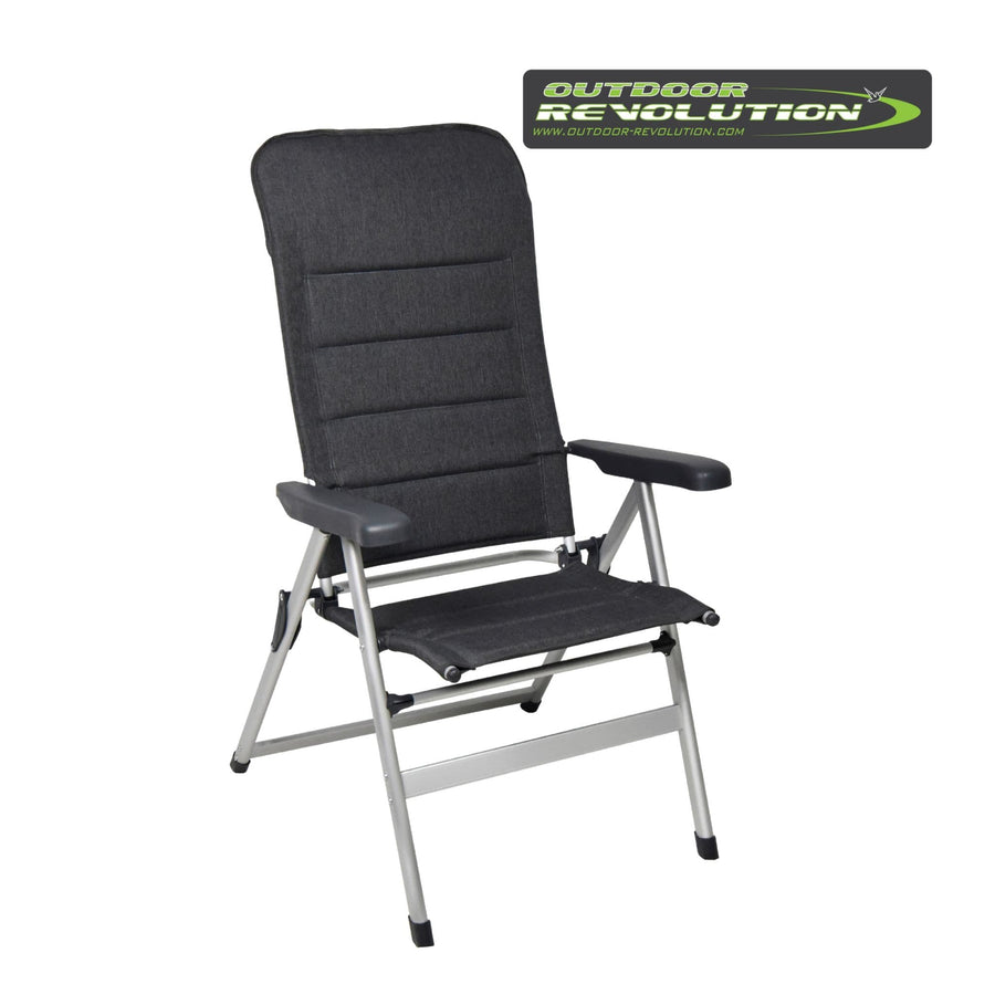 Outdoor Revolution San Remo Highback Chair 600D Teal Charcoal Twill