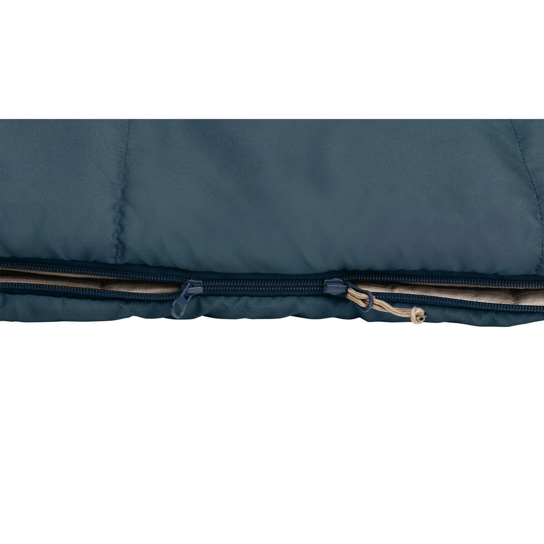 Outwell Campion Lux Blue Sleeping Bag zip