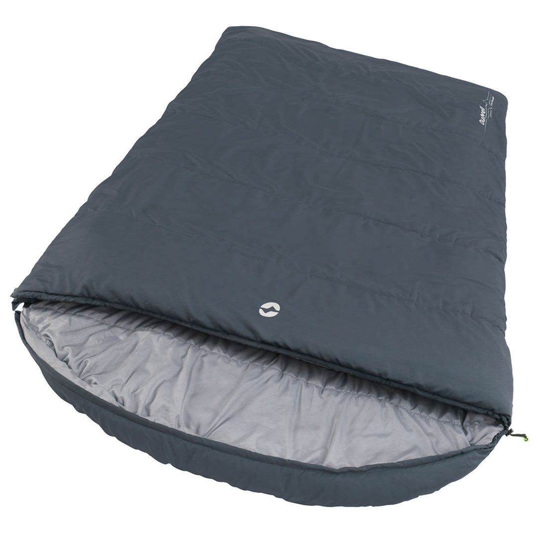 Outwell Campion Lux Double Sleeping Bag Zip closed