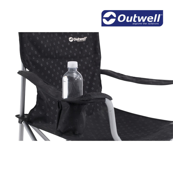 Outwell Catamarca Chair Black Drinks Holder