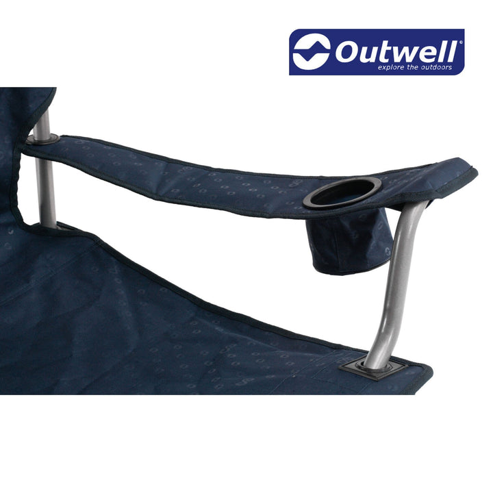 Outwell Catamarca XL Chair Night Blue Armrest
