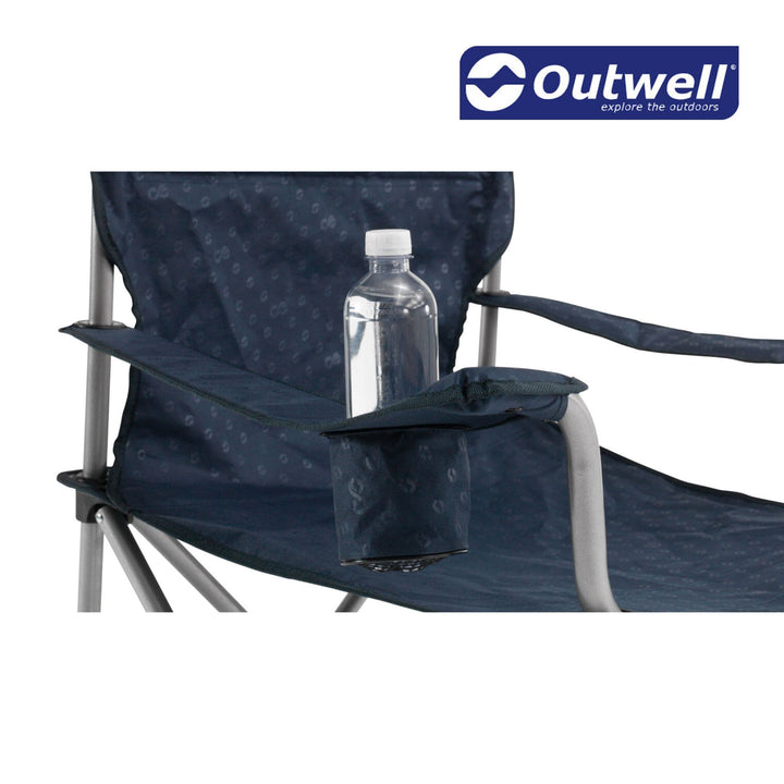 Outwell Catamarca XL Chair Night Blue Drink Holder
