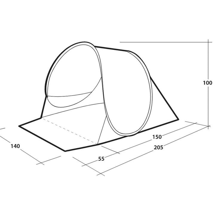 Outwell Eastbourne Beach Shelter Dimensions