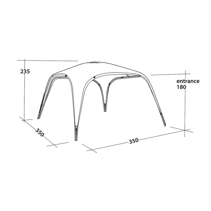 Outwell Event Lounge L Camping Shelter Dimensions