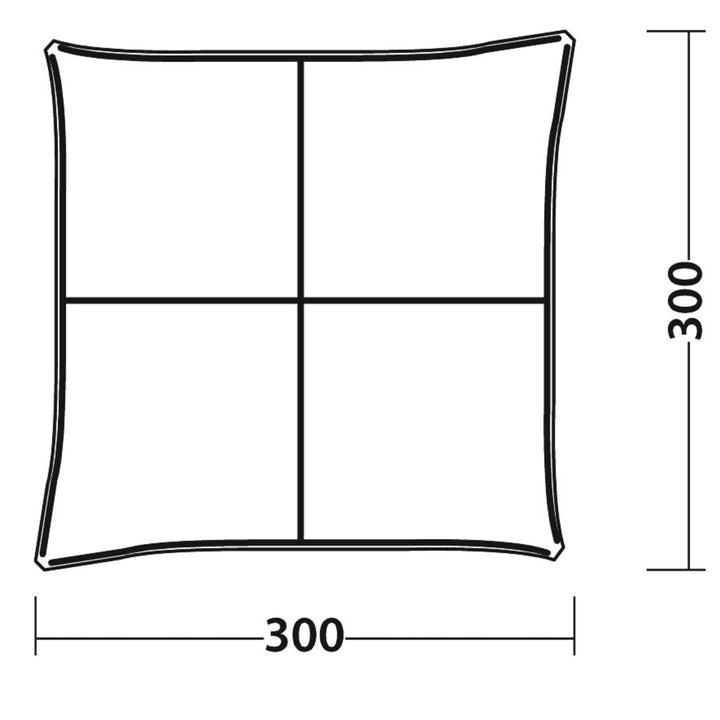 Outwell Event Lounge M Camping Shelter Floorplan