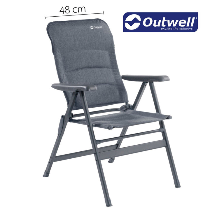 Outwell Fernley Reclining Chair width