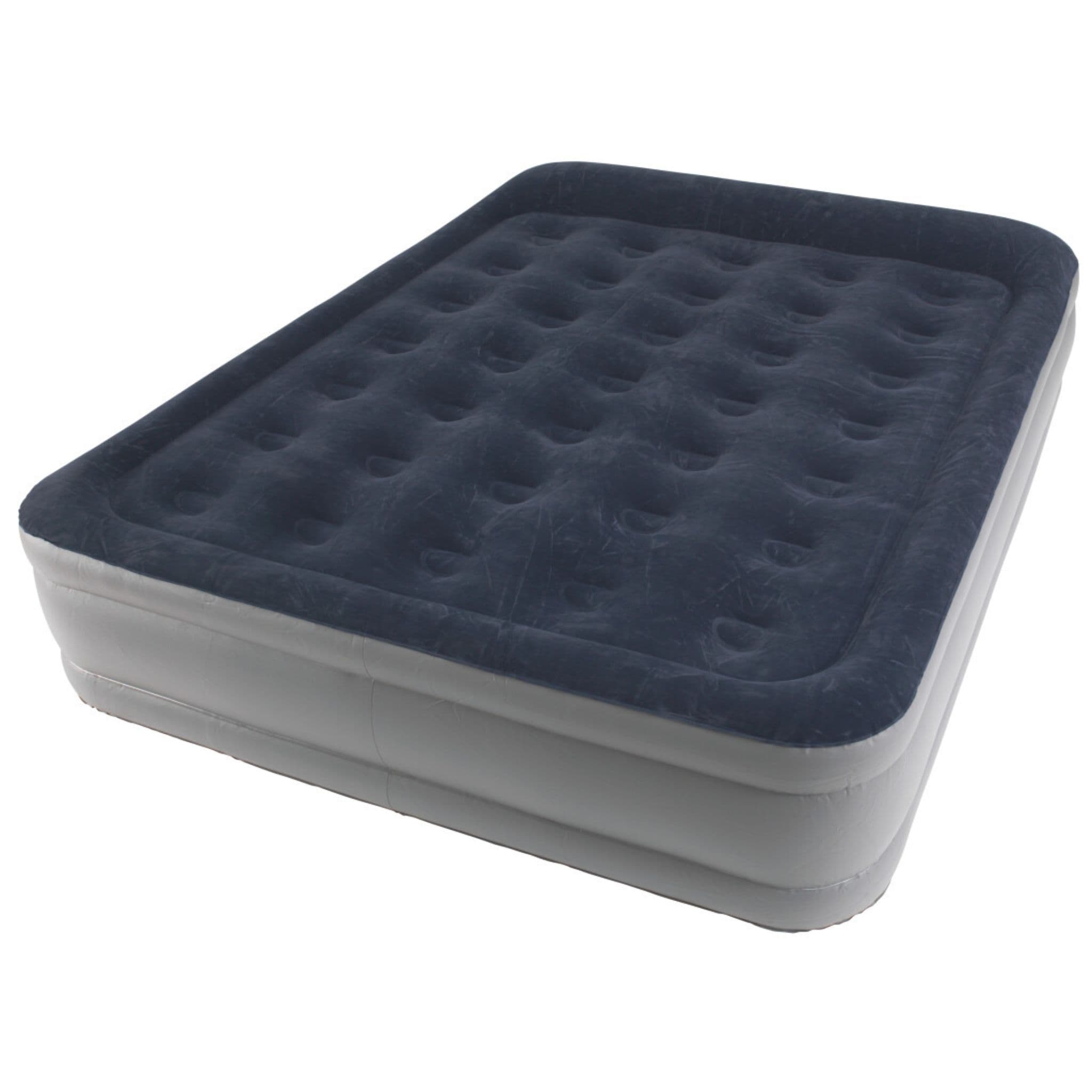 Double airbed with built in pump best sale