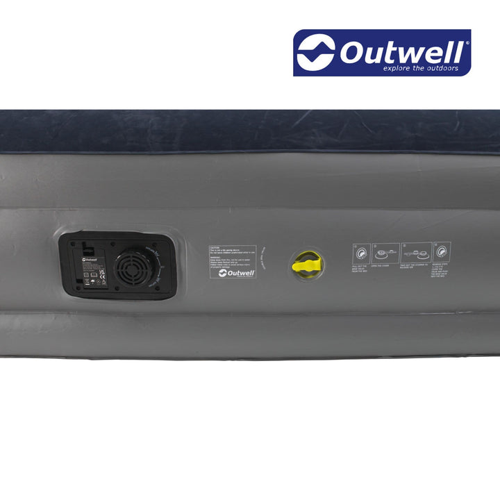 Outwell Flock Superior Single Airbed with Built in Pump Valve