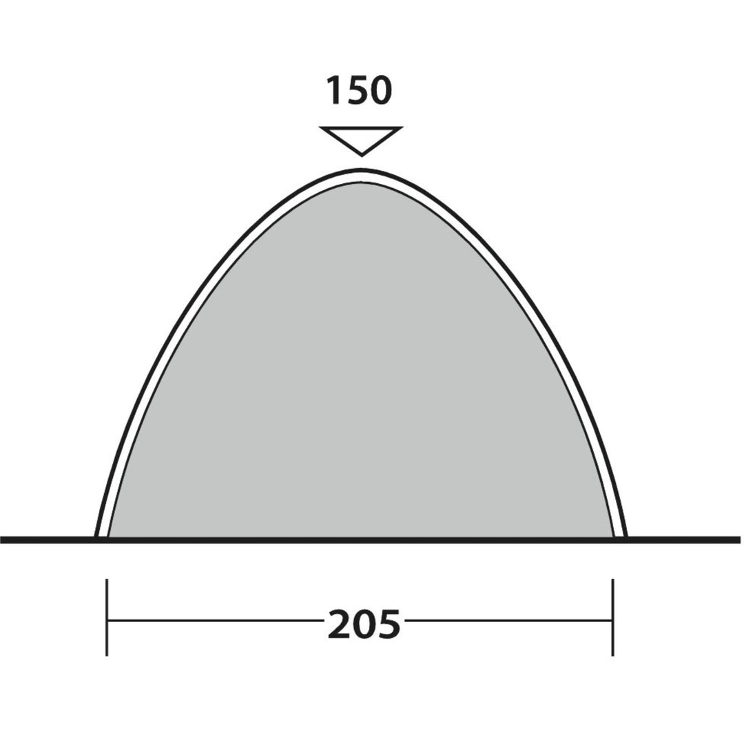 Outwell Tent Free Standing Inner Heights