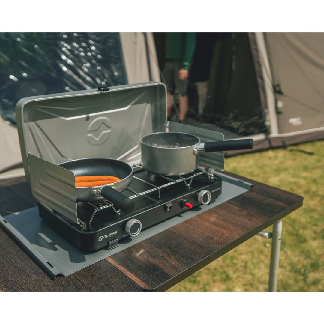 Outwell Katmai Duo Camping Stove lifestyle