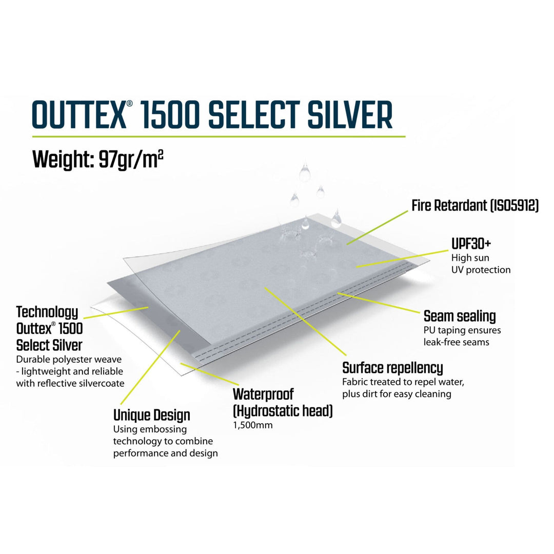 Outwell Outtex 1500 Select Silver Canvas