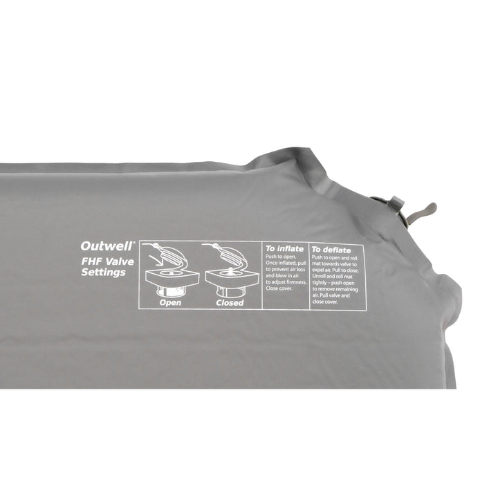 Outwell Sleepin 7.5cm Double Self Inflating Mat Underside