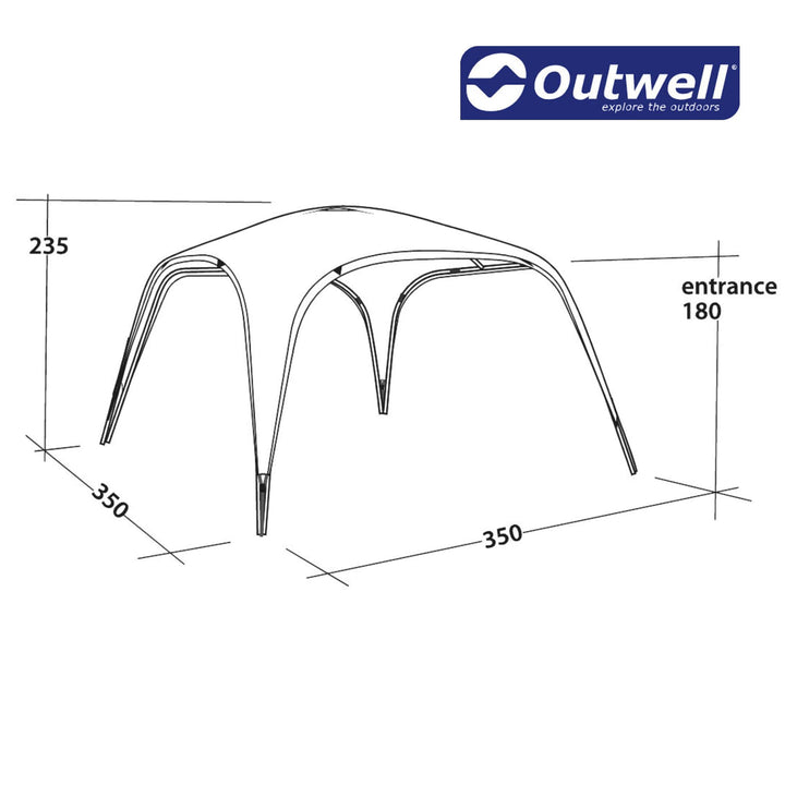 Outwell Summer Lounge L Dimensions