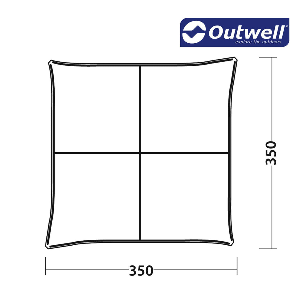 Outwell Summer Lounge L Floorplan