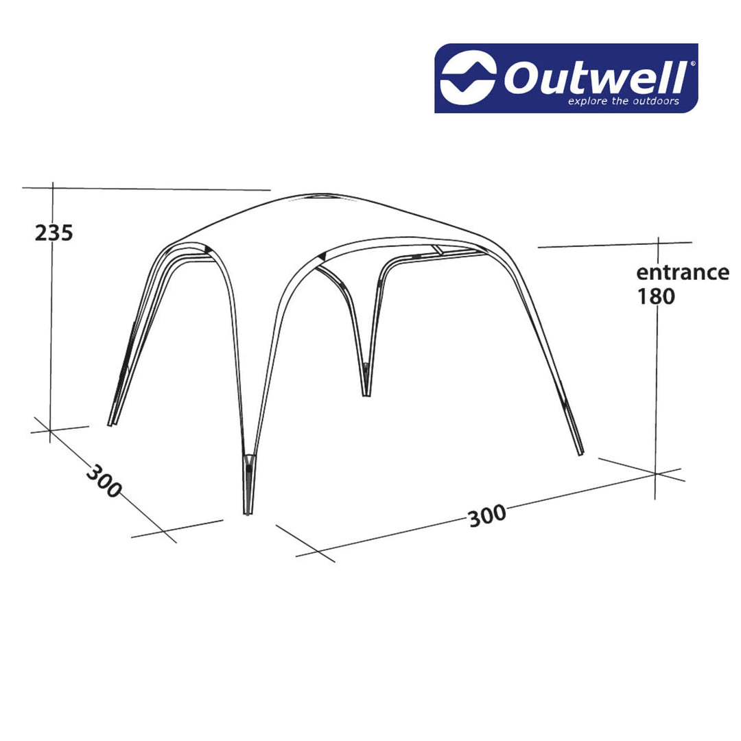 Outwell Summer Lounge M Dimensions