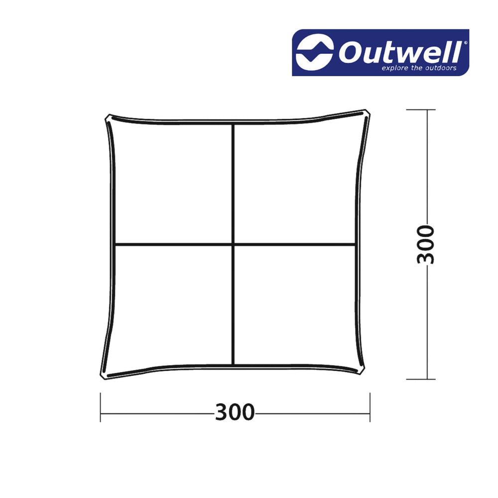 Outwell Summer Lounge M Floorplan