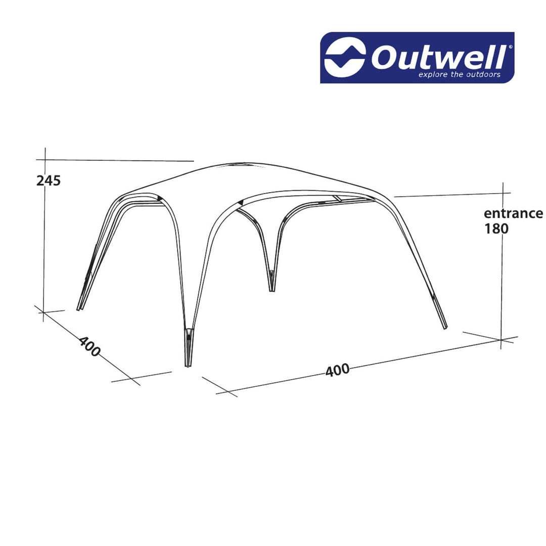 Outwell Summer Lounge XL Dimensions
