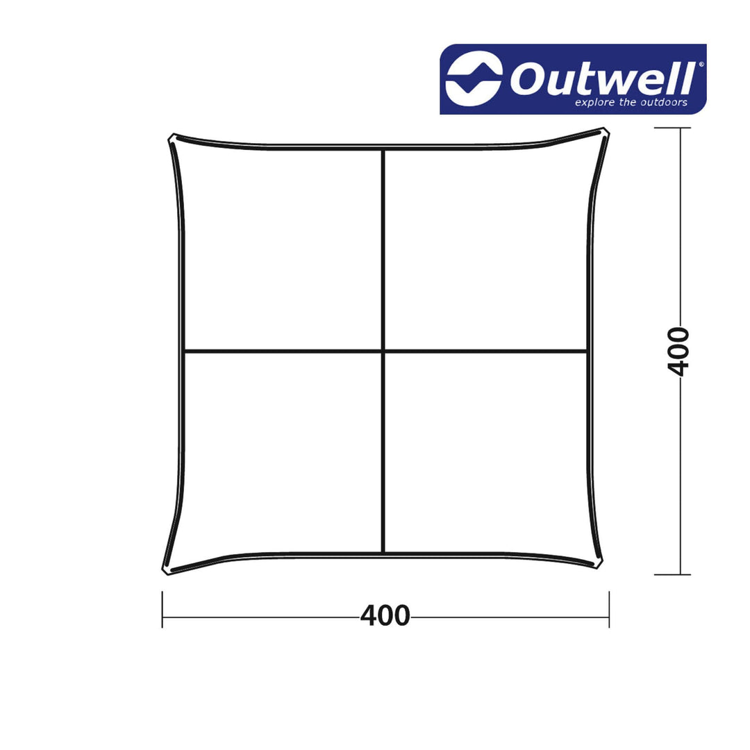 Outwell Summer Lounge XL Floorplan
