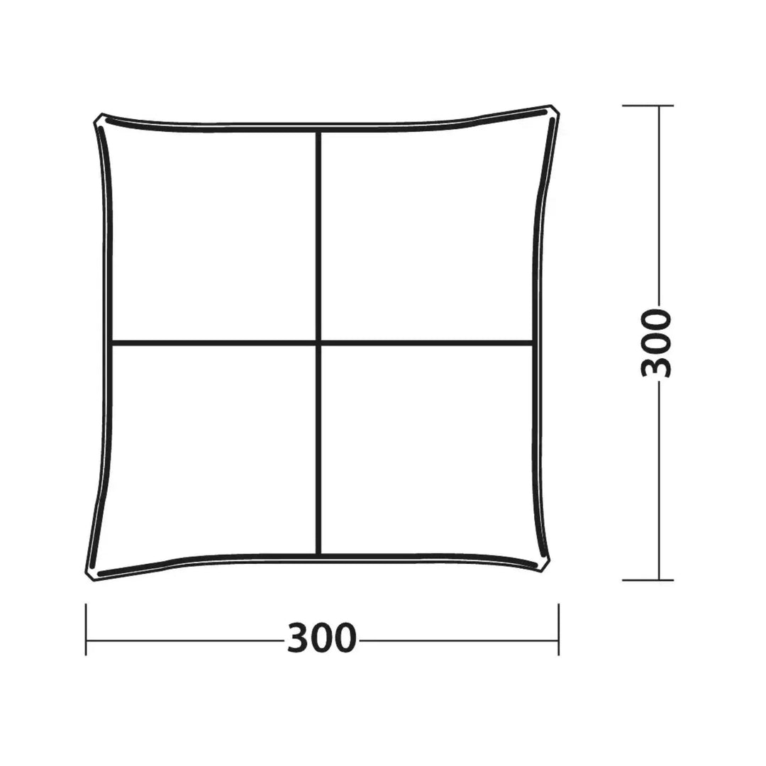 Outwell Wakefield Shelter M Floorplan