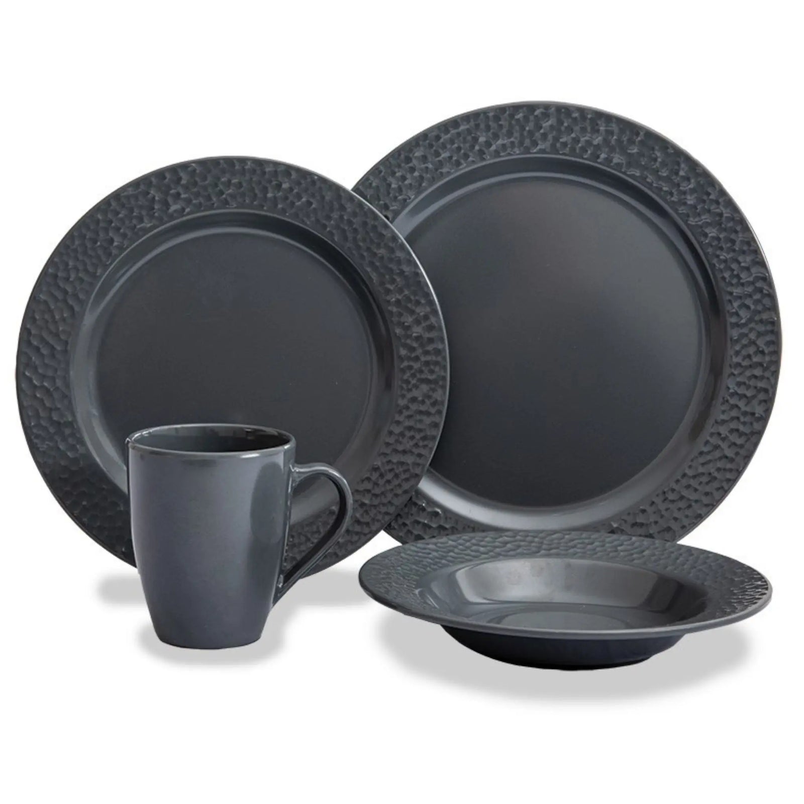 Quest 16 Piece Dinner Set Graceful Grey