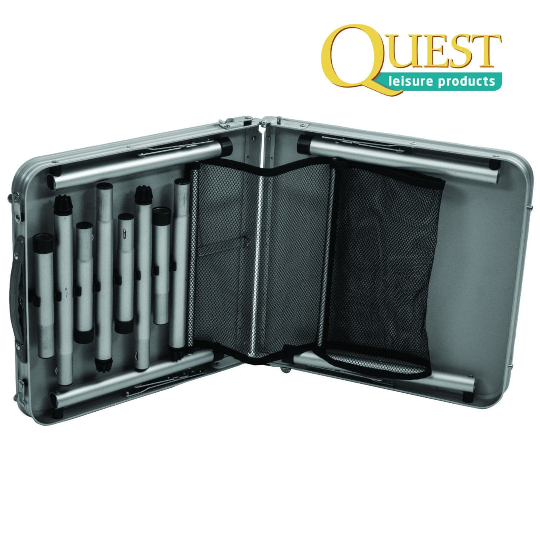 Quest Speedfit Cleeve Folding Camping Table Folded