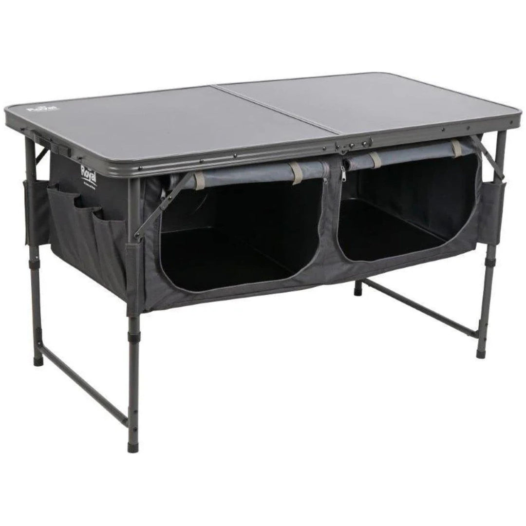 Royal Camping Table With Under Cupboard Storage