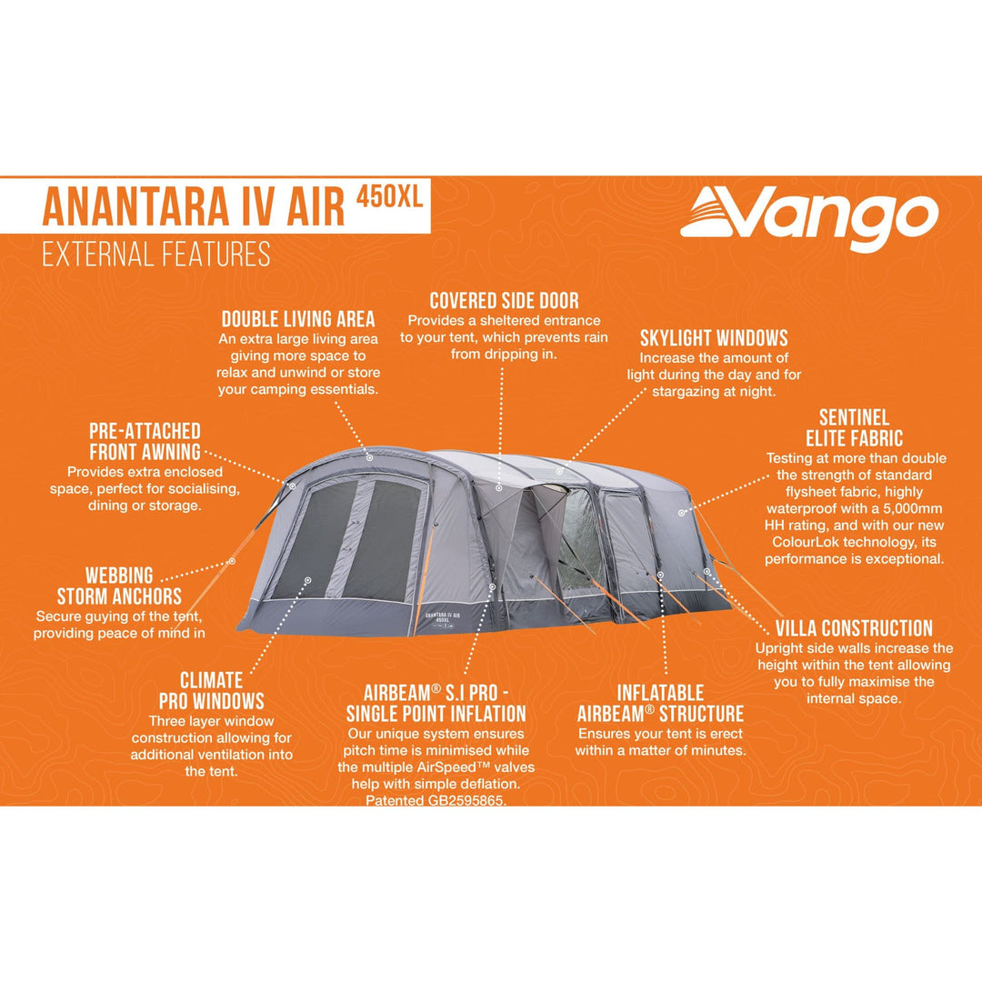 Vango Anantara IV 450xl Air Tent