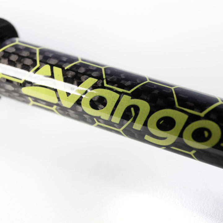 Vango logo close-up on the Annapurna Walking Pole with durable carbon fibre construction for trekking and hiking.