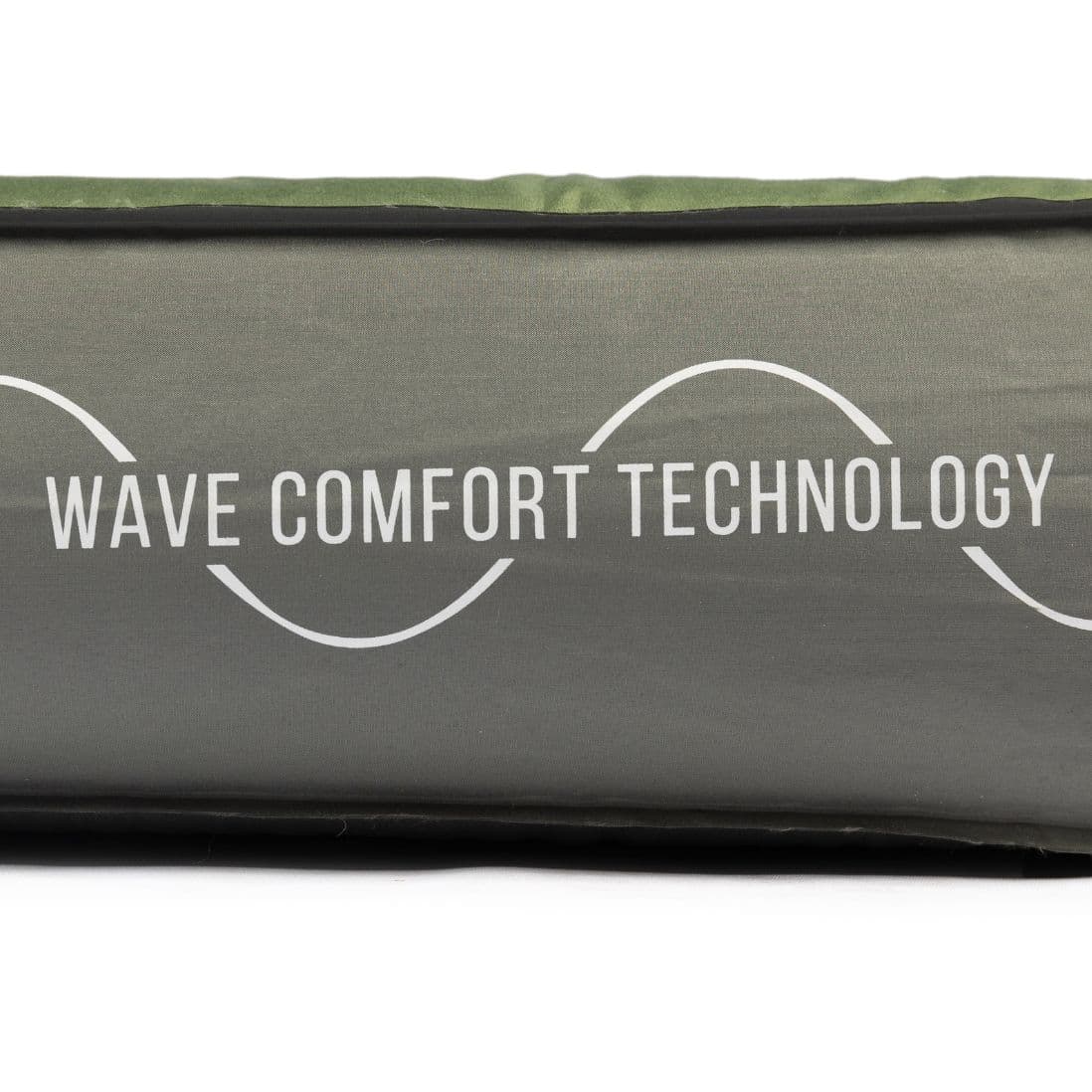 Wave Comfort Technology Detail on Vango Arcadia Grande: Side view of the single SIM camping mat, highlighting the Wave Comfort Technology for improved support and a better sleeping experience.