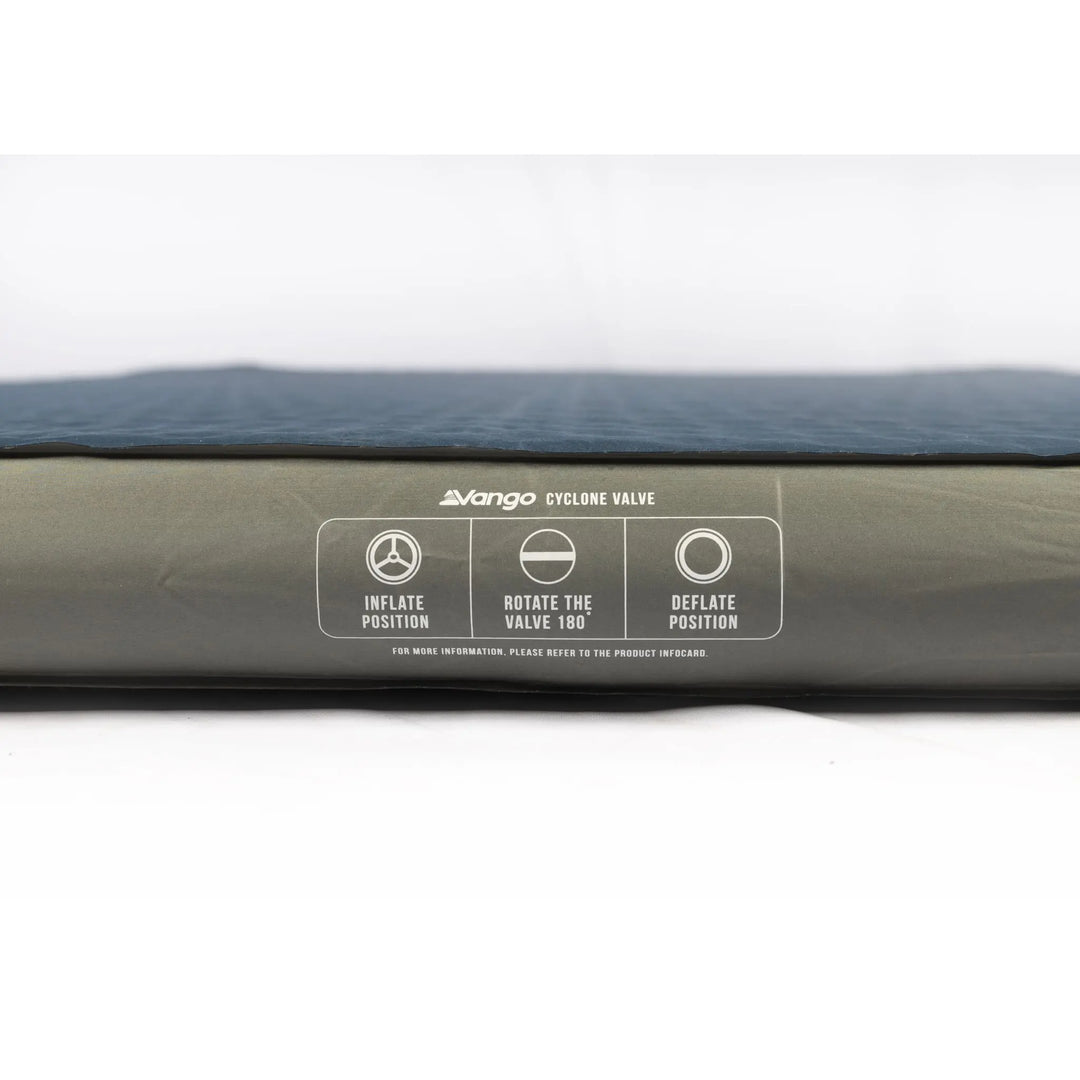 Vango Arcadia 7.5cm Double Self Inflating Mat side view.