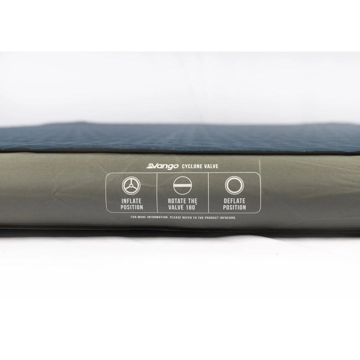 Vango Arcadia 7.5cm Double Self Inflating Mat side view.
