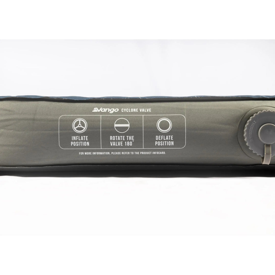 Vango Arcadia 7.5cm Grande Self Inflating Mat cylcone valve instructions.