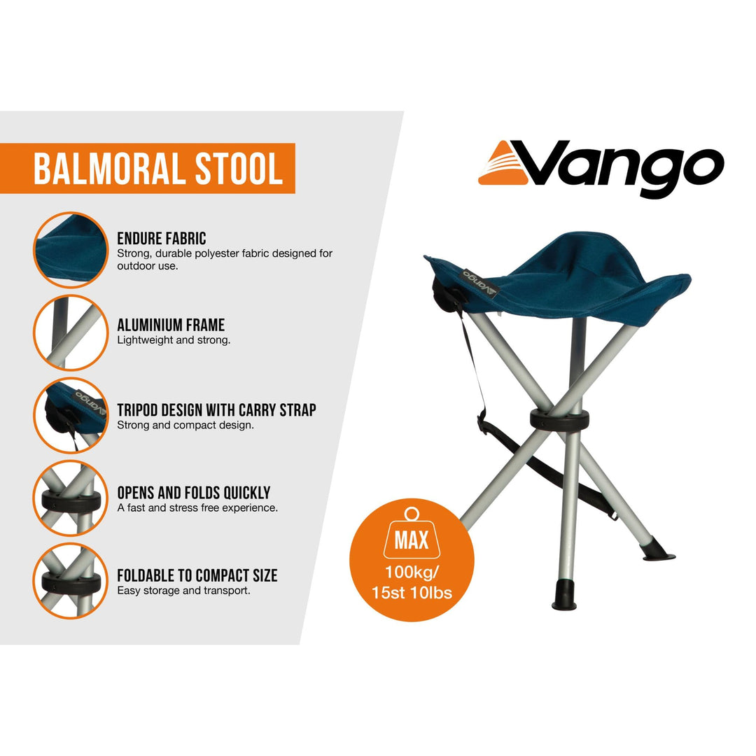 Vango Balmoral Aluminium Stool Information