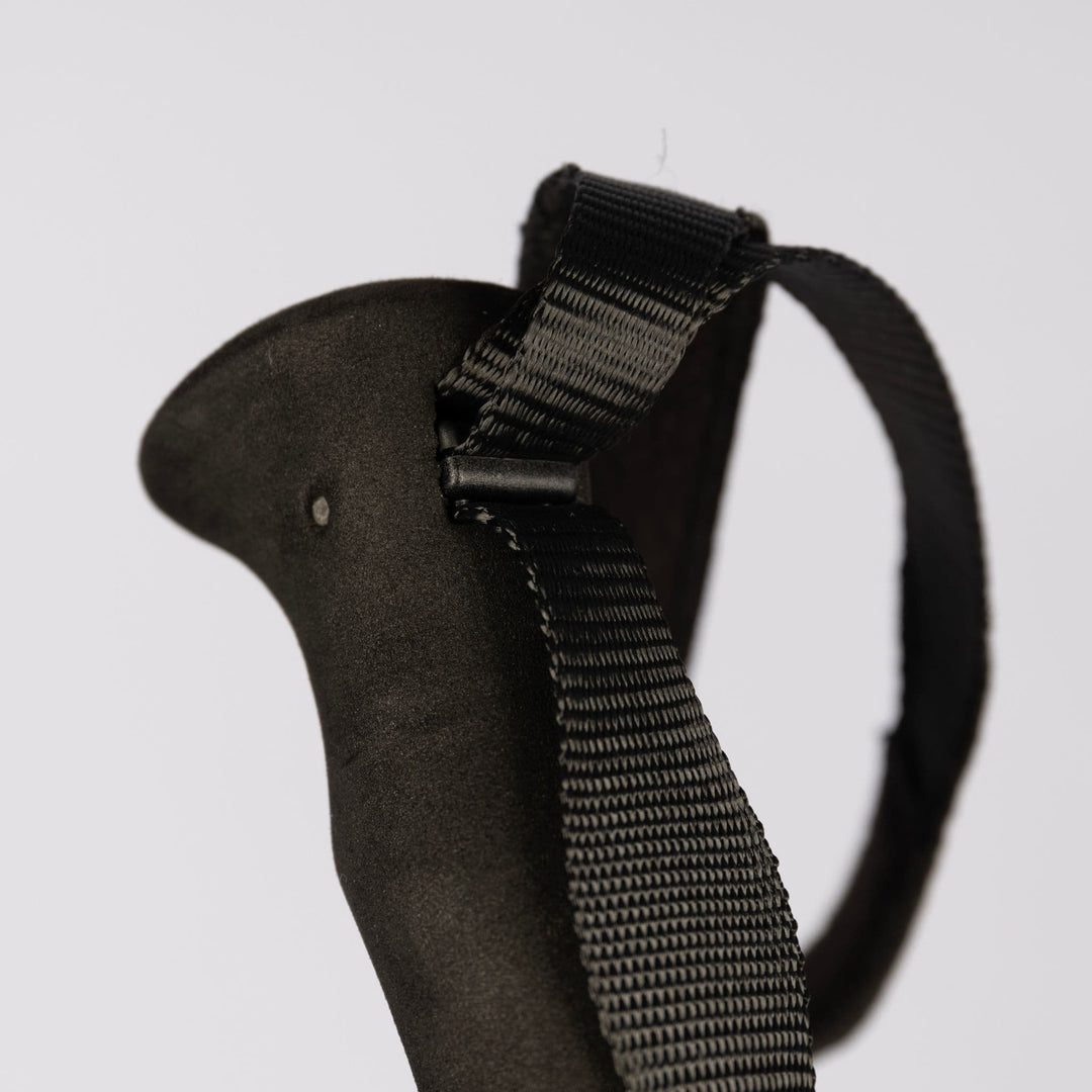 Strap detail of the Vango Basho Walking Pole handle, ensuring secure grip for hiking and trekking.