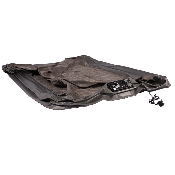 Vango Blissful Double Airbed in its deflated state, compact and easy to store.