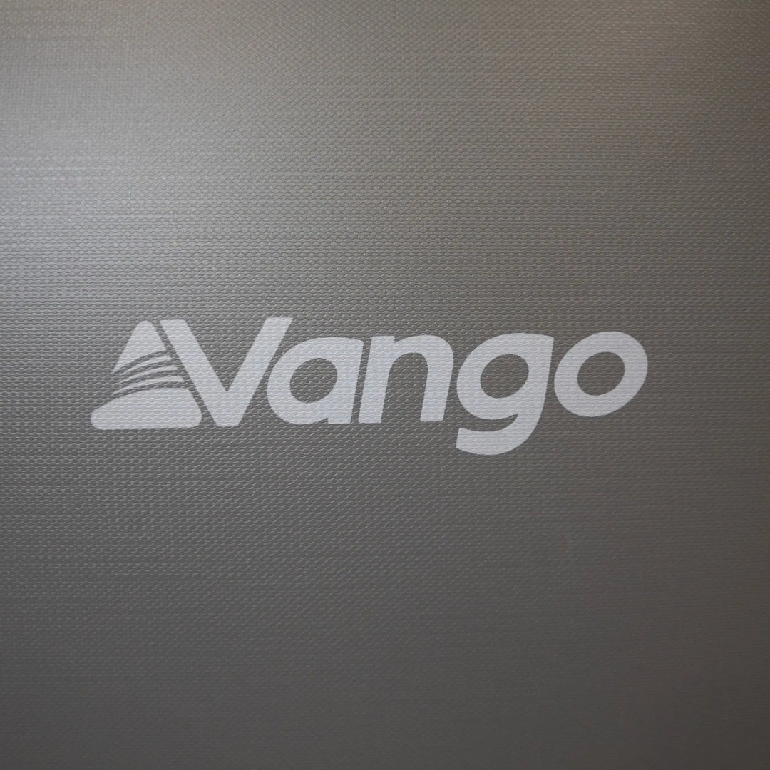 Vango logo printed on the surface of the Blissful Double Airbed, indicating the trusted outdoor brand.