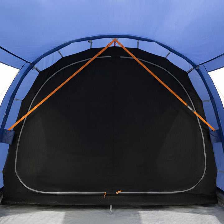 Vango Capri 400 Tent interior with blue walls and black floor, featuring Vango's TBS system.