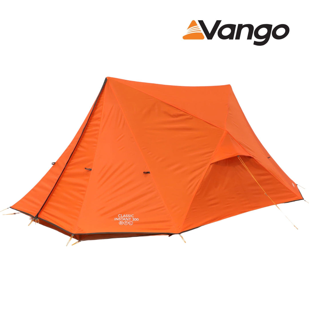 Vango Explorer Vango Classic Instant 300 Tent - Orange & Deep Blue – WM Camping