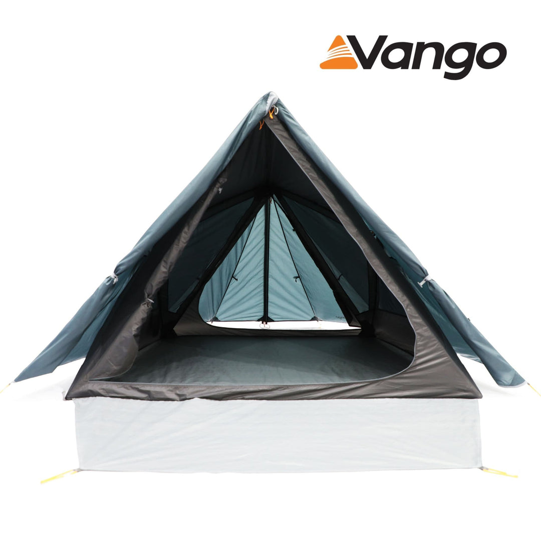 Vango Classic Instant Tent Deep Blue Looking through the tent