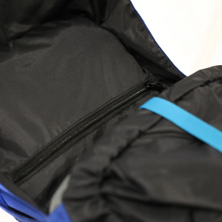 Interior of the Vango Denali Pro 60:70S rucksack showing the zipped compartment for secure storage, perfect for DofE gear.