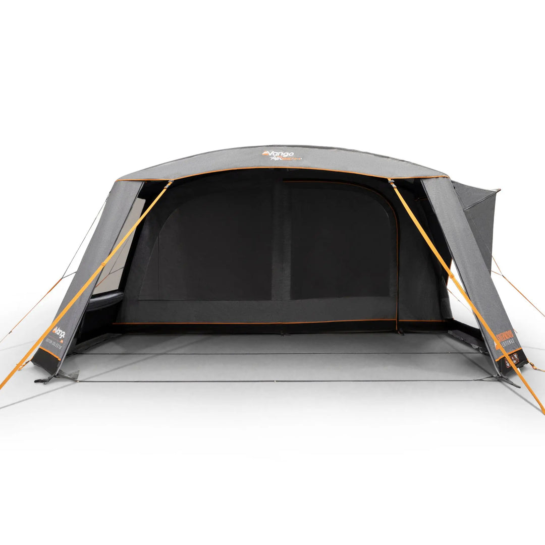 Vango Edition 60 Sherwood Air Tent with front doors fully open.